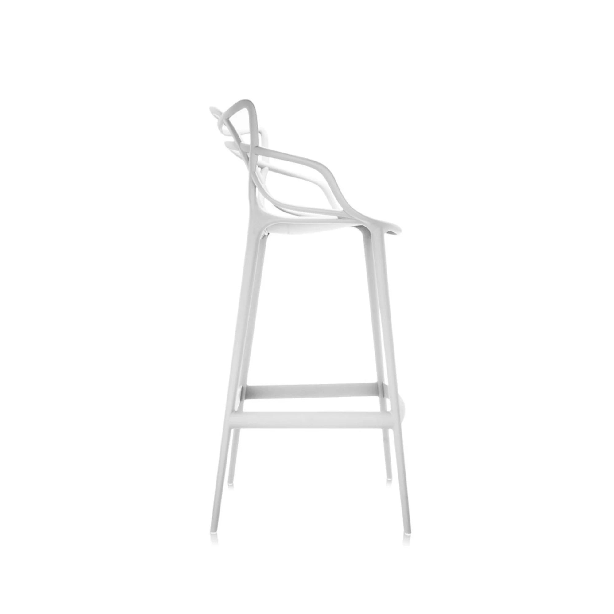 Velo Stackable Stool Replica, White