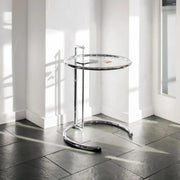 Eileen Gray Glass Side Table Replica