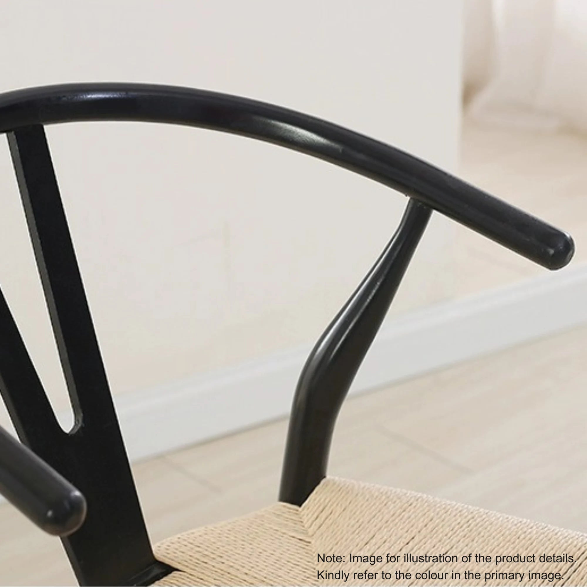 Hans Wegner Wishbone Bar Stool Replica, Walnut, Set of 2