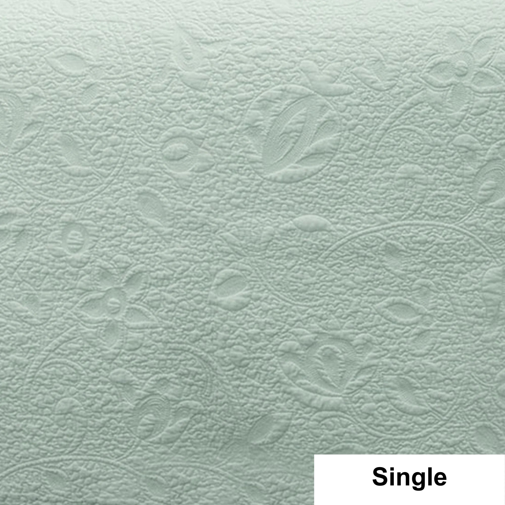 SAVONA Chantel Bedspread, Duckegg, Single